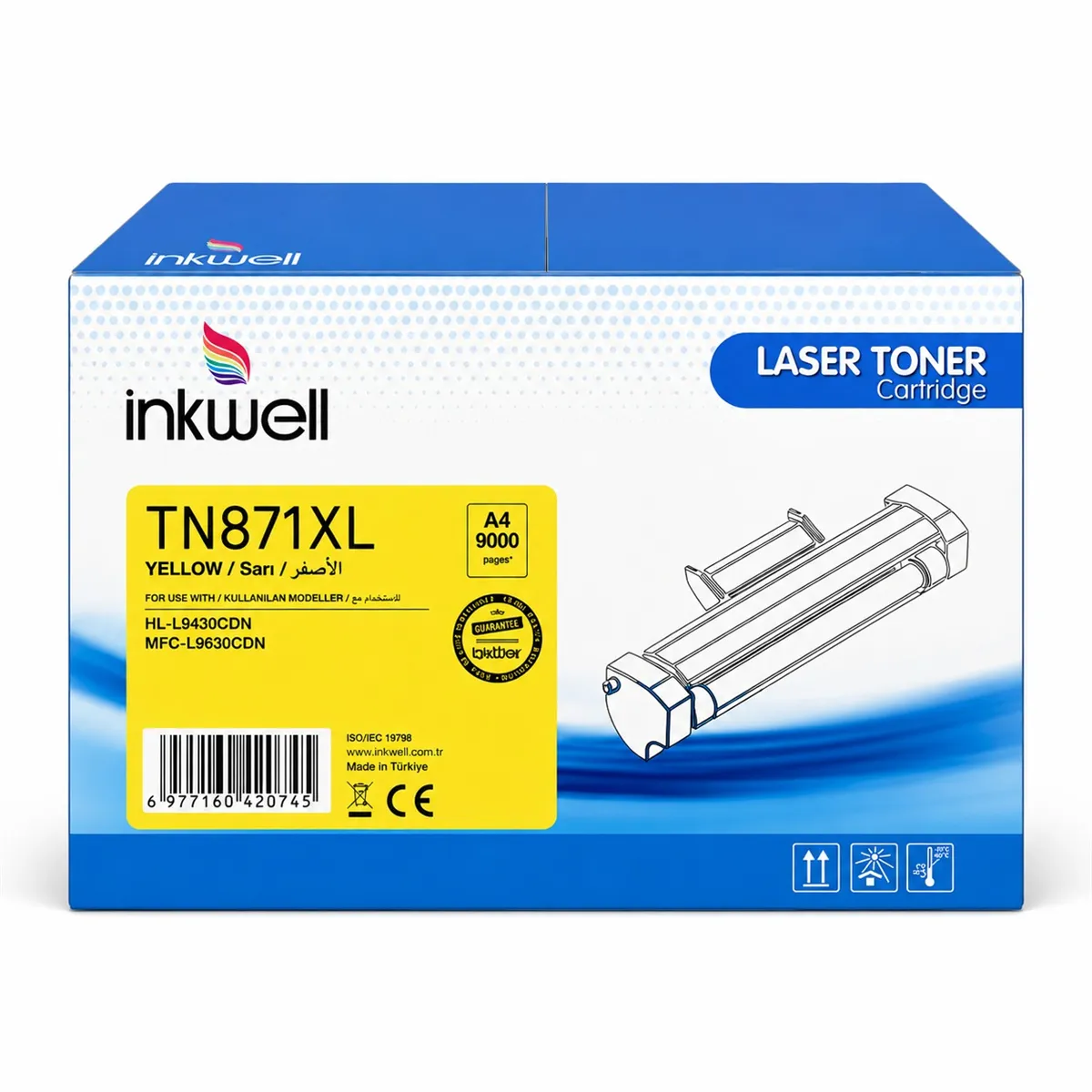 MUADİL TONER (İNKWELL  BROTHER TN-871XL Y ) 12K 1